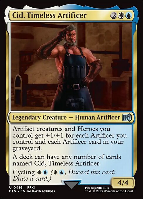 MTG Cid, Timeless Artificer FIN 416 Cid Alternate Art Nonfoil