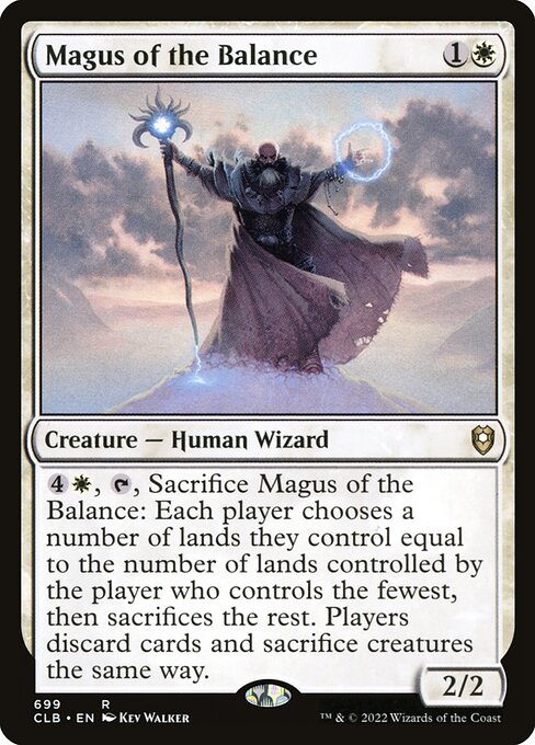 MTG Magus of the Balance CLB 699 Commander Deck Nonfoil