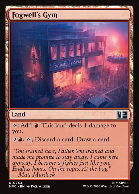 MTG Fogwell's Gym MSC 754 Regular Nonfoil