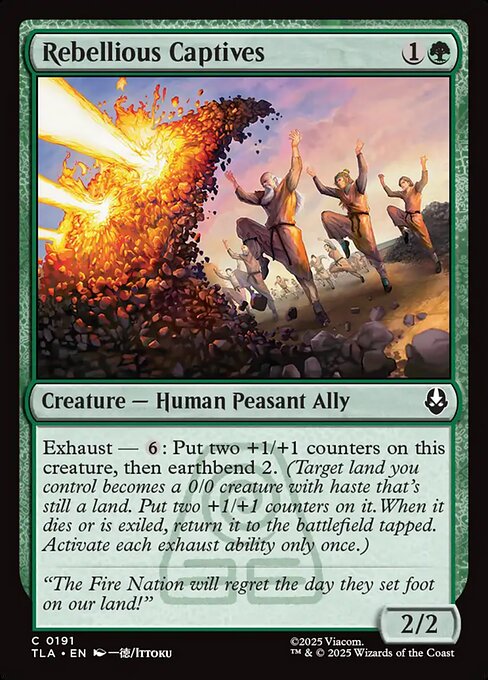 MTG Rebellious Captives TLA 191 Regular Nonfoil