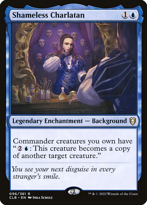 MTG Shameless Charlatan CLB 096 Regular Foil