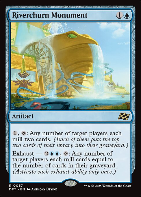 MTG Riverchurn Monument DFT 057 Regular Foil