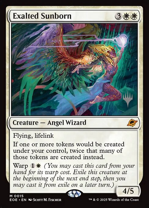 MTG Exalted Sunborn PEOE 015p Promo Pack Foil