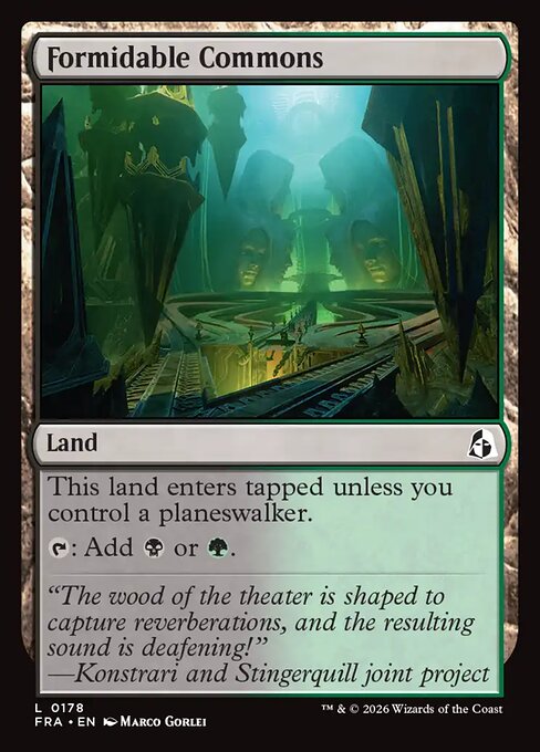 MTG Formidable Commons FRA 178 Standard Foil front