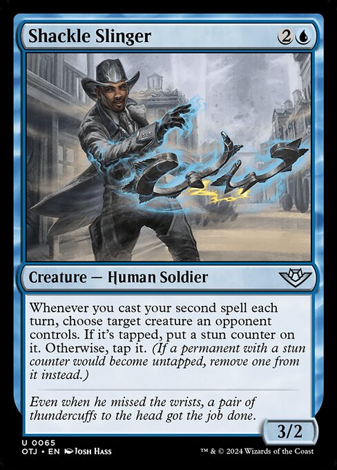 MTG Shackle Slinger OTJ 065 Regular Foil