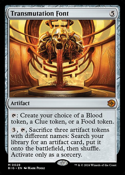 MTG Transmutation Font BIG 028 Regular Foil