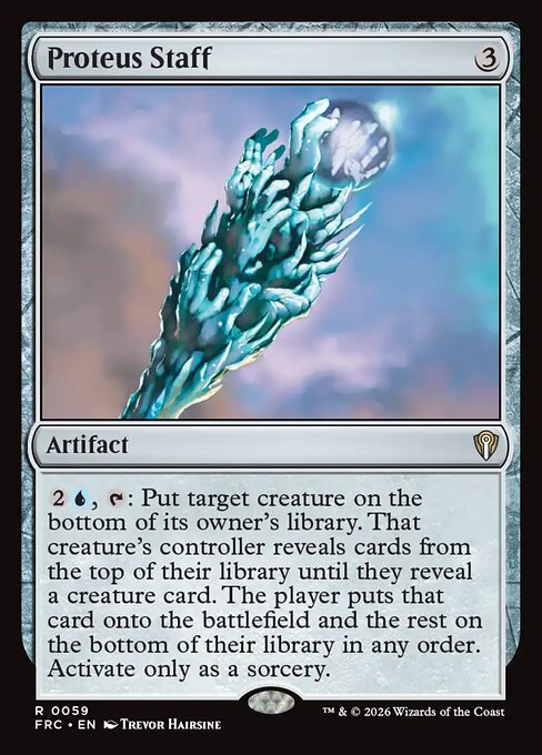 MTG Proteus Staff FRC 059 Standard Nonfoil front