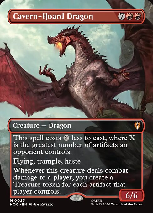 MTG Cavern-Hoard Dragon HOC 023 Regular Foil