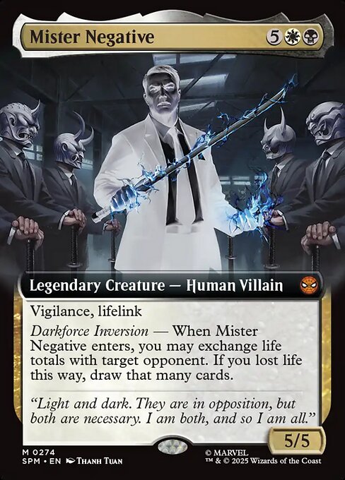 MTG Mister Negative SPM 274 Extended Art Nonfoil