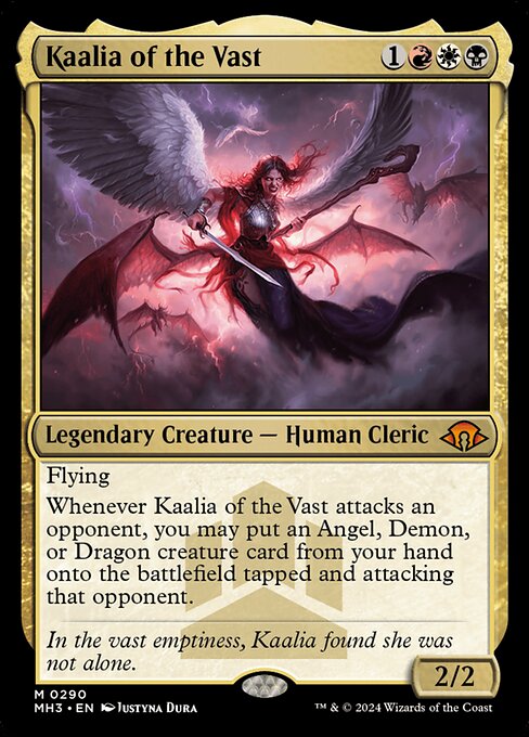 MTG Kaalia of the Vast MH3 290 Regular Nonfoil