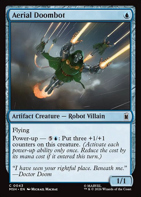 MTG Aerial Doombot MSH 043 Regular Nonfoil