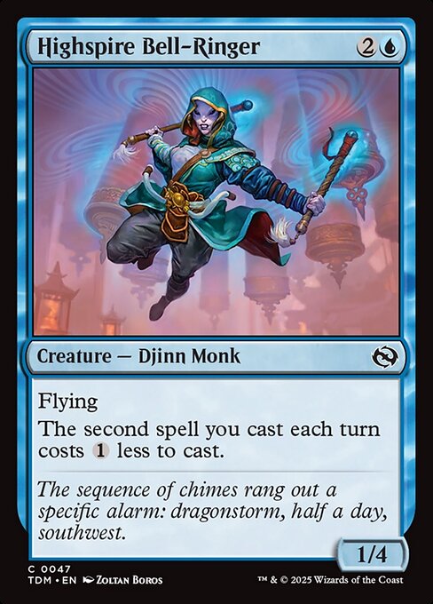 MTG Highspire Bell-Ringer TDM 047 Regular Nonfoil