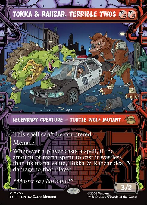 MTG Tokka & Rahzar, Terrible Twos TMT 252 Sewer Frame Nonfoil