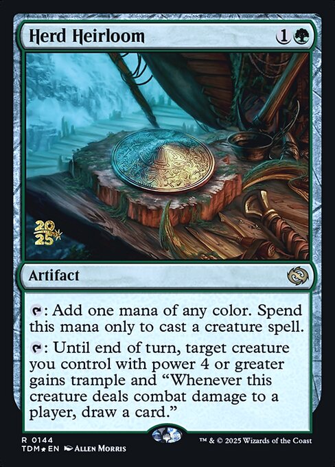 MTG Herd Heirloom PTDM 144s Prerelease Foil