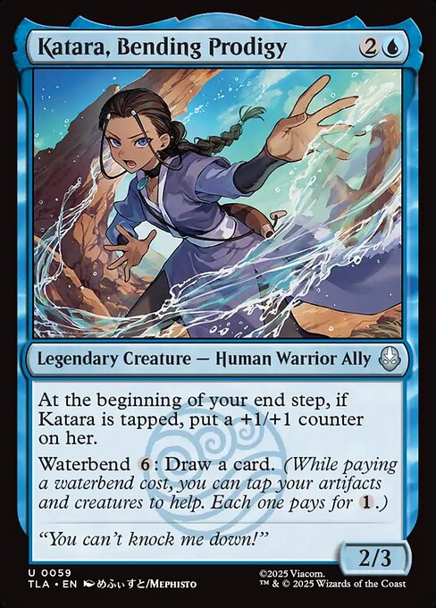 MTG Katara, Bending Prodigy TLA 059 Regular Foil