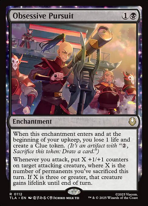 MTG Obsessive Pursuit TLA 112 Regular Nonfoil
