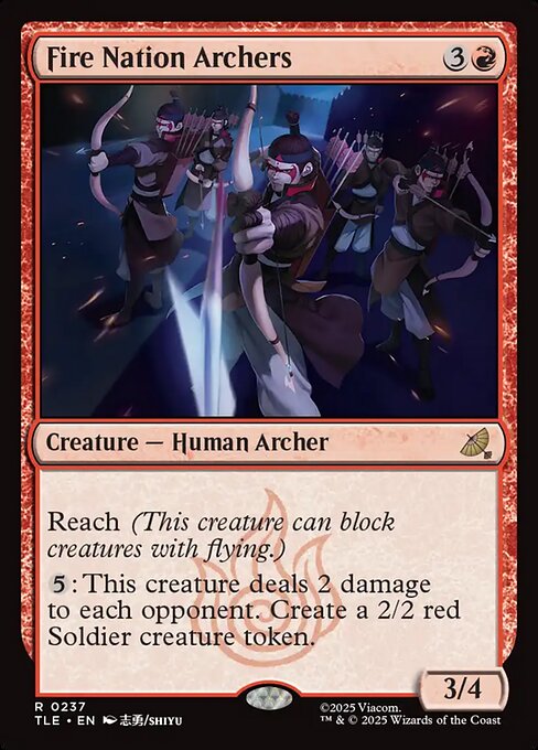 MTG Fire Nation Archers [TLE 237] Nonfoil