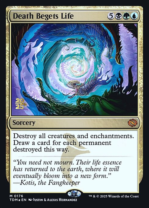 MTG Death Begets Life PTDM 176s Prerelease Foil