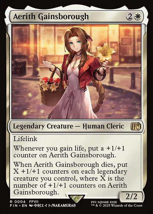 MTG Aerith Gainsborough FIN 004 Regular Nonfoil