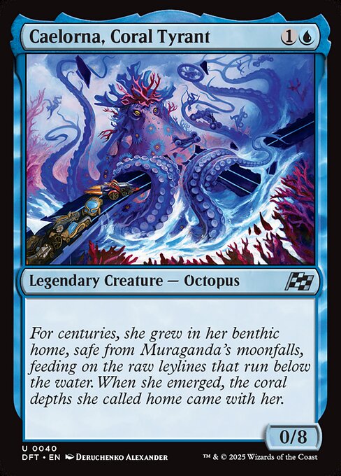 MTG Caelorna, Coral Tyrant DFT 040 Regular Nonfoil