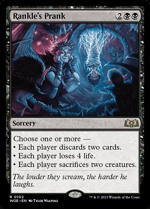 MTG Rankle's Prank WOE 102 Regular Nonfoil