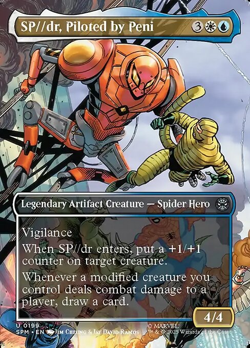 MTG SP//dr, Piloted by Peni SPM 199 Borderless Scene Foil