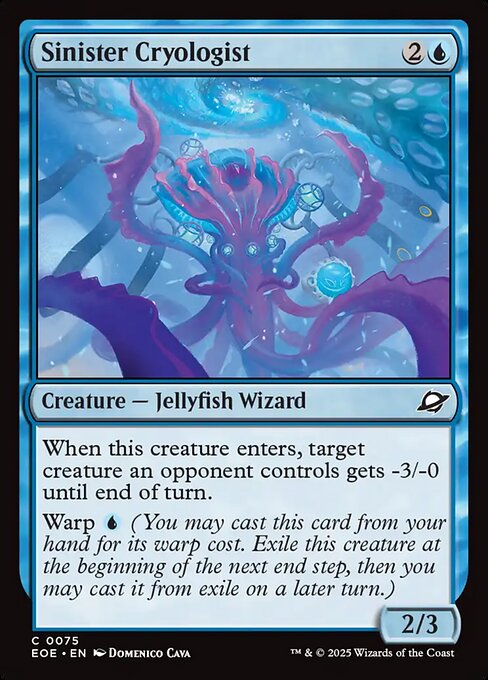 MTG Sinister Cryologist EOE 075 Regular Nonfoil