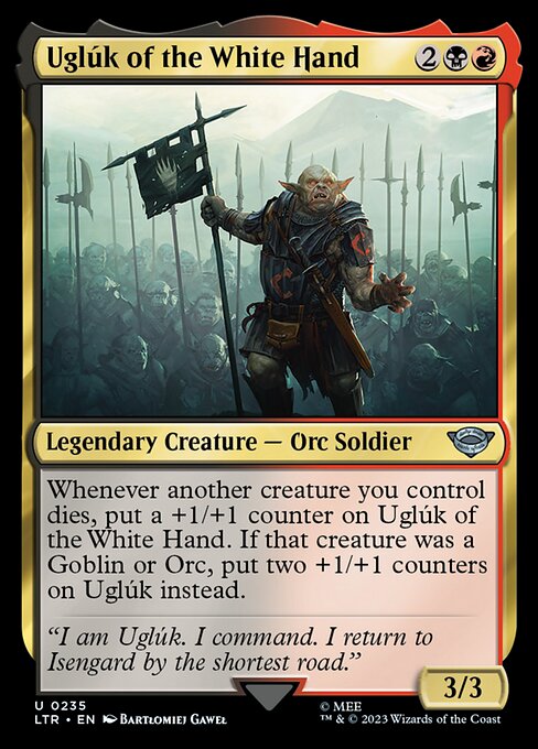 MTG Uglúk of the White Hand LTR 235 Regular Nonfoil