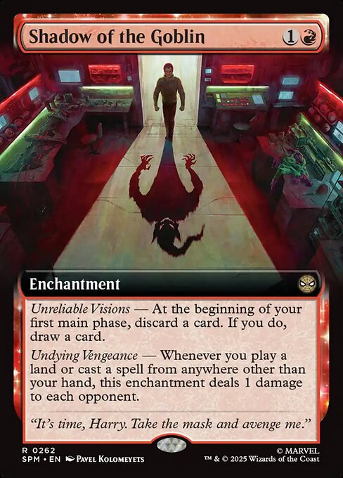 MTG Shadow of the Goblin SPM 262 Extended Art Foil