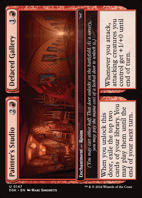MTG Painter's Studio // Defaced Gallery DSK 147 Regular Nonfoil