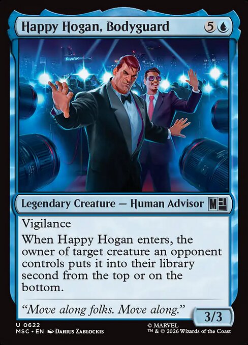 MTG Happy Hogan, Bodyguard MSC 622 Regular Nonfoil
