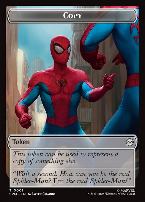 MTG Copy Token SPM 001 Token Nonfoil