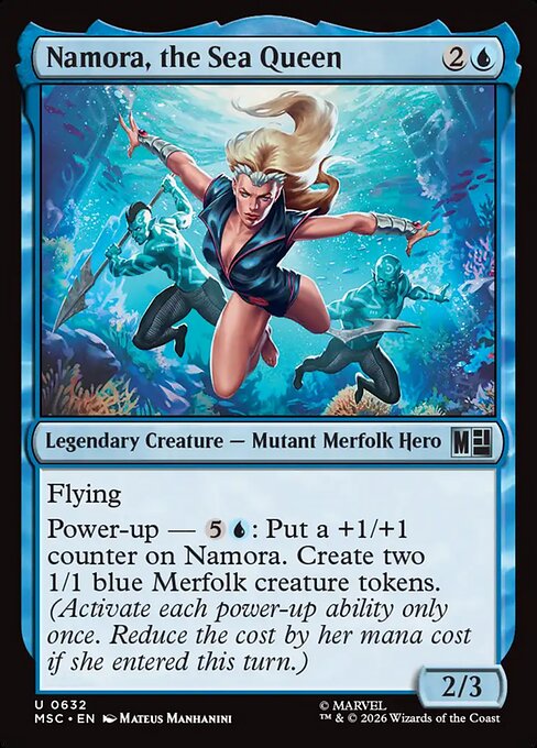 MTG Namora, the Sea Queen MSC 632 Regular Nonfoil