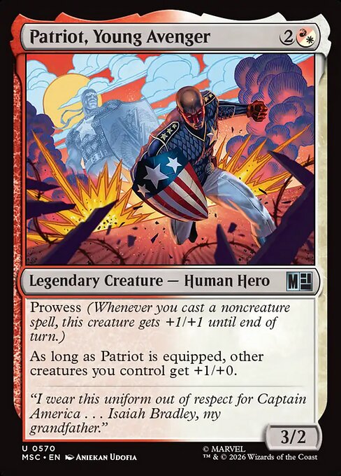 MTG Patriot, Young Avenger MSC 570 Regular Nonfoil