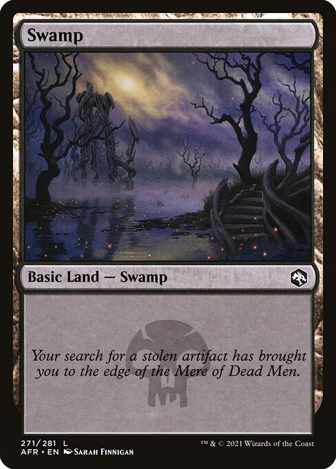 MTG Swamp AFR 271 Regular Foil