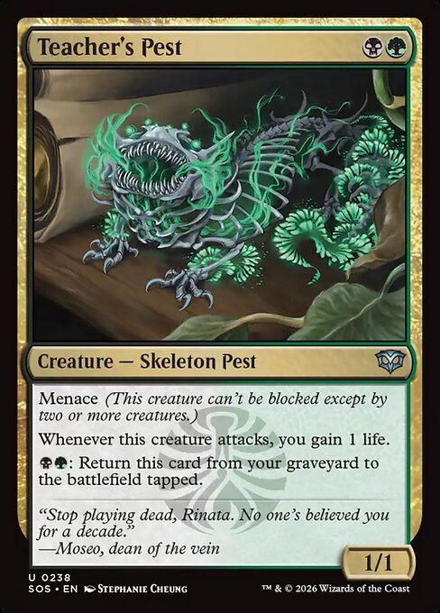 MTG Teacher's Pest SOS 238 Regular Nonfoil
