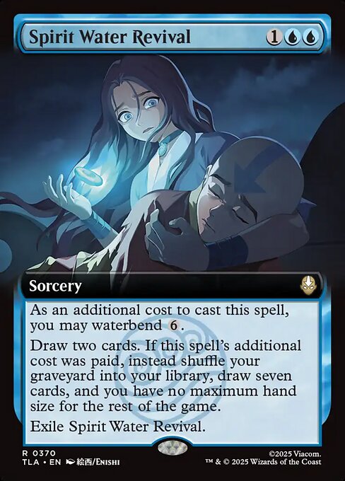 MTG Spirit Water Revival TLA 370 Extended Art Foil