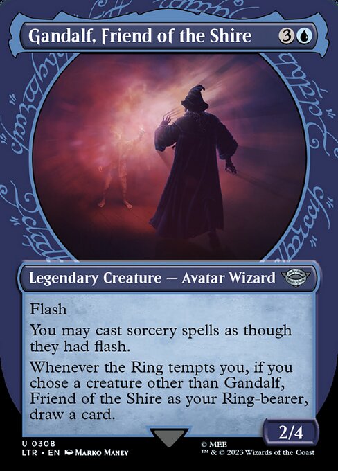 MTG Gandalf, Friend of the Shire LTR 308 Showcase Ring Nonfoil