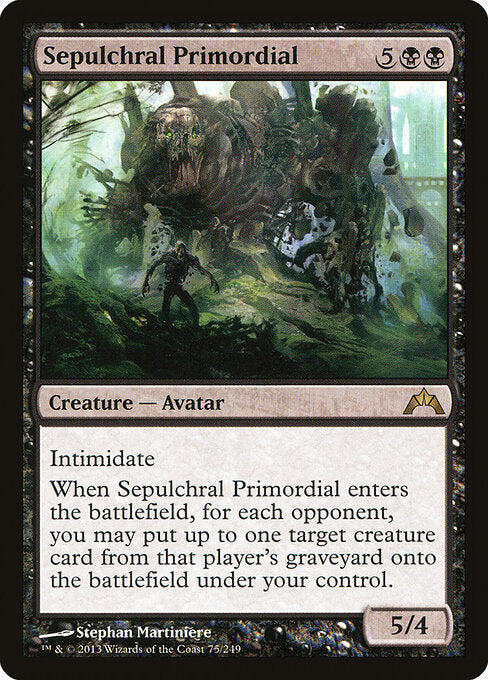 MTG Sepulchral Primordial GTC 075 Regular Nonfoil