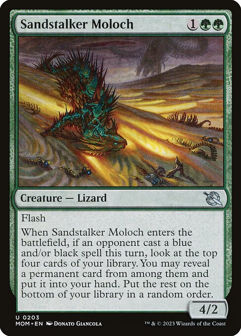 MTG Sandstalker Moloch MOM 203 Regular Foil