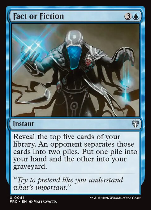 MTG Fact or Fiction FRC 041 Standard Nonfoil front