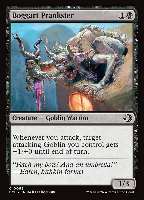 MTG Boggart Prankster ECL 093 Regular Foil