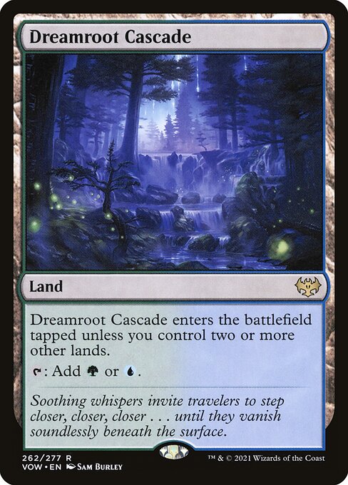 MTG Dreamroot Cascade VOW 262 Standard Foil front