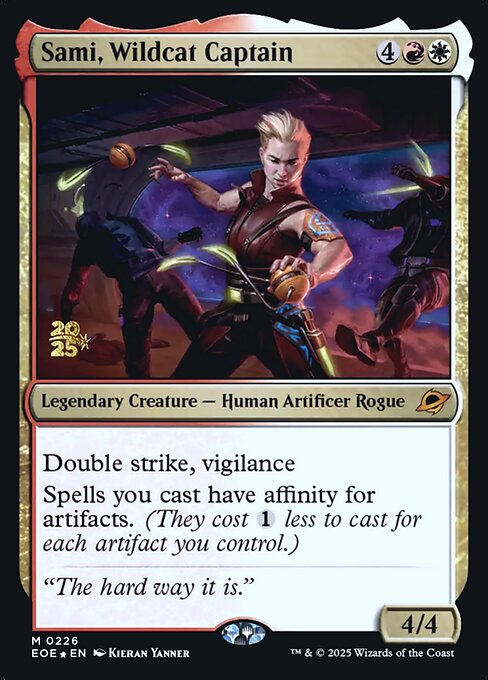MTG Sami, Wildcat Captain PEOE 226s Prerelease Foil