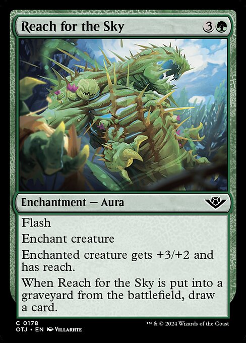 MTG Reach for the Sky OTJ 178 Regular Foil