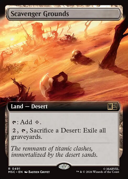 MTG Scavenger Grounds MSC 491 Extended Art Nonfoil