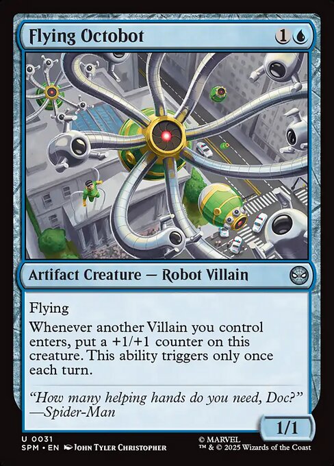MTG Flying Octobot SPM 031 Regular Foil