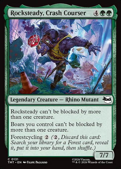 MTG Rocksteady, Crash Courser TMT 131 Regular Foil