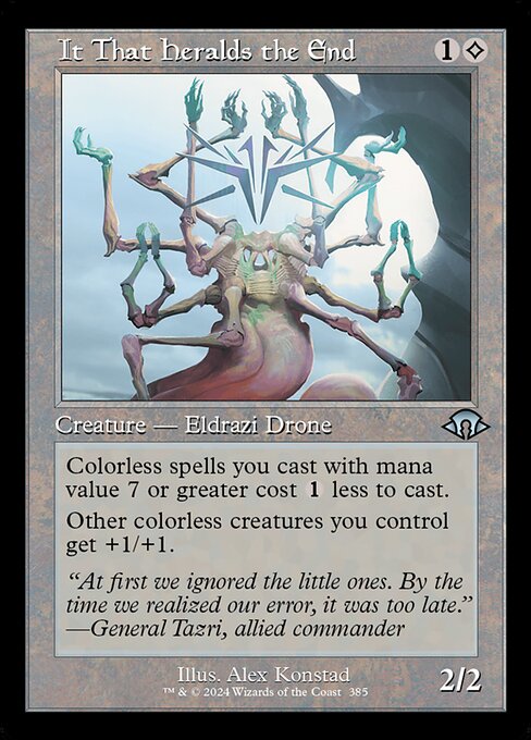 MTG It That Heralds the End MH3 385 Retro Frame Foil