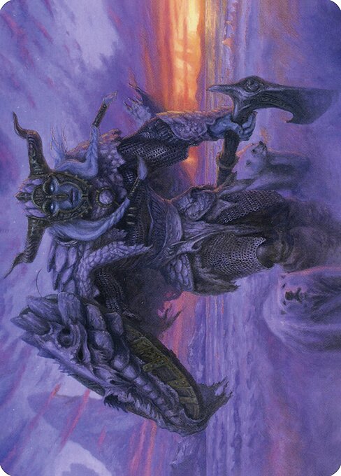 MTG Rimeshield Frost Giant AAFR 005 Art Card